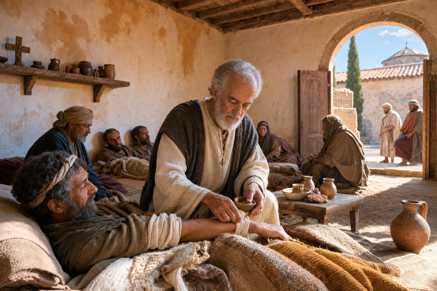 تصویر واقع بینانه، زندگی پدر بزرگوار سامپسون، مهمان نواز، تقویم ارتدوکس، 10-07-10, 2026 saint_life